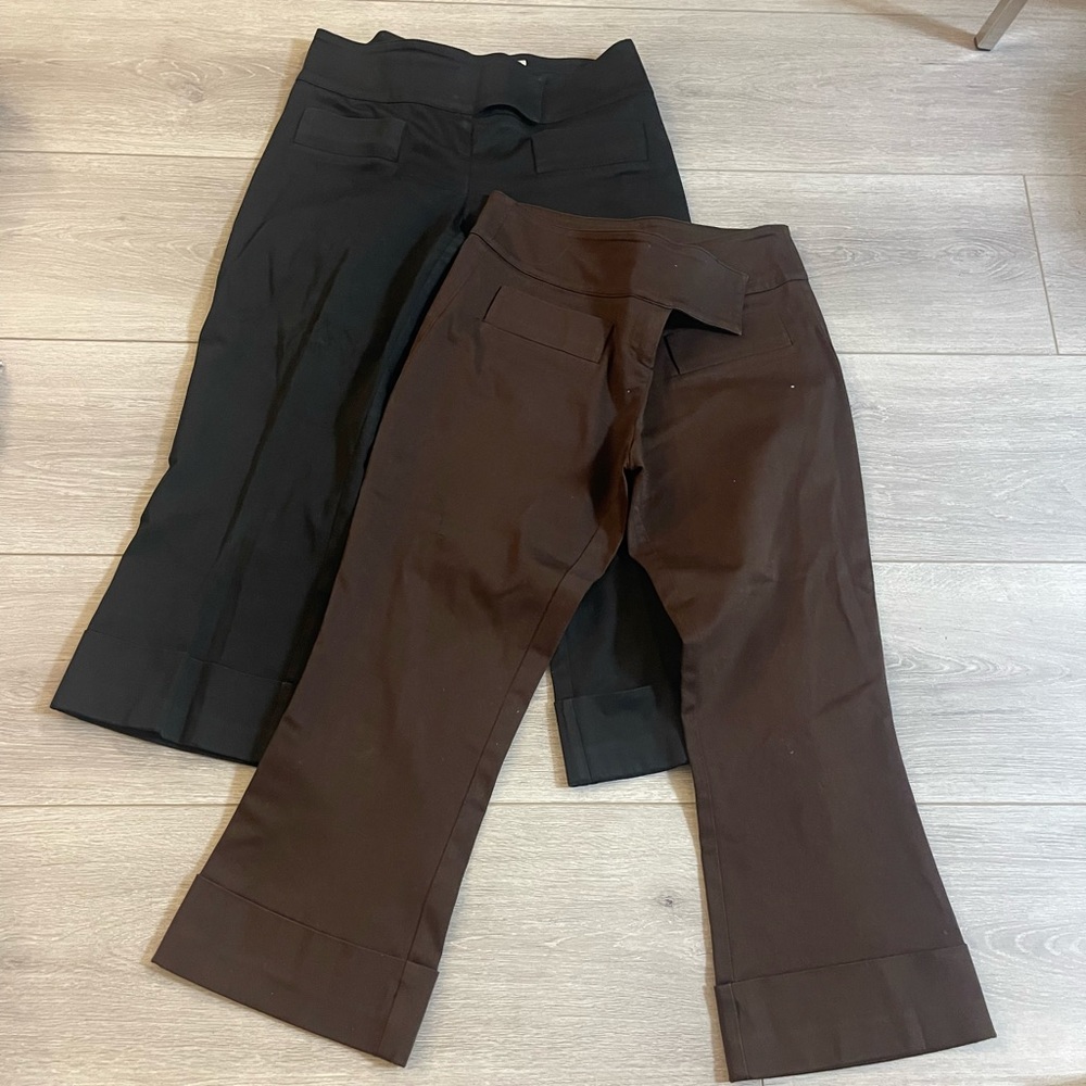 2 pairs of Cache pants size 6